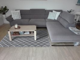Kusový koberec Twin-Wendeteppiche 103118 grau creme
