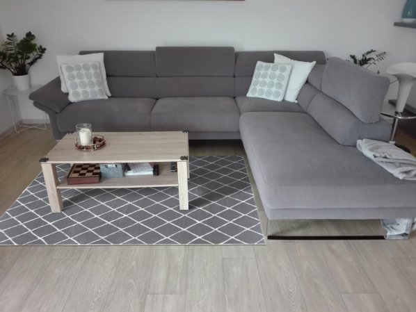 Kusový koberec Twin-Wendeteppiche 103118 grau creme