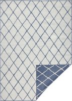 Kusový koberec Twin-Wendeteppiche 103119 blau creme