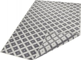 Kusový koberec Twin-Wendeteppiche 103126 grau creme