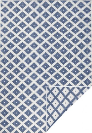 Kusový koberec Twin-Wendeteppiche 103128 blau creme
