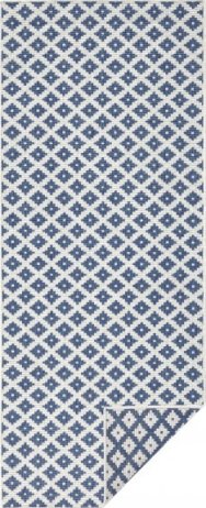 Kusový koberec Twin-Wendeteppiche 103128 blau creme