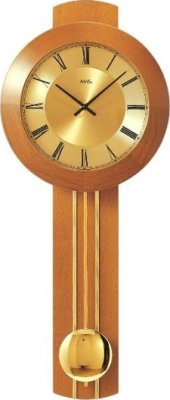Kyvadlové nástěnné hodiny 5132/9 AMS řízené rádiovým signálem 60cm