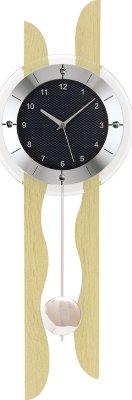 Kyvadlové nástěnné hodiny 5238 AMS řízené rádiovým signálem 70cm