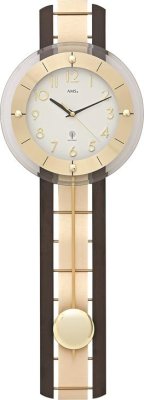 Kyvadlové nástěnné hodiny 5282/1 AMS řízené rádiovým signálem 68cm