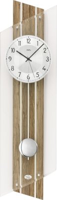 Kyvadlové nástěnné hodiny 5302 AMS řízené rádiovým signálem 84cm