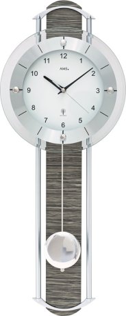 Kyvadlové nástěnné hodiny 5304 AMS řízené rádiovým signálem 60cm