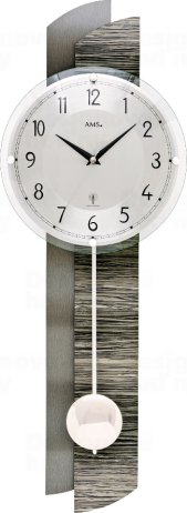 Kyvadlové nástěnné hodiny 5323 AMS řízené rádiovým signálem 65cm