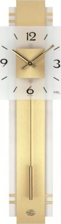 Kyvadlové nástěnné hodiny 7301 AMS 68cm