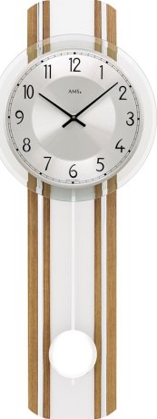Kyvadlové nástěnné hodiny 7475 AMS 64cm