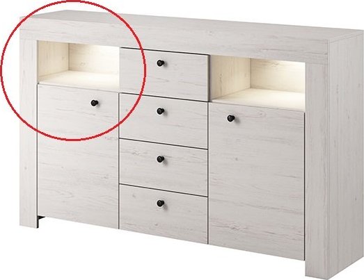 LED osvětlení, bílé podbarvení, VINCE