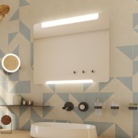 LED zrcadlo s dotykovým senzorem ZP22019V 90x70 cm