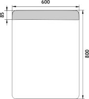 LED zrcadlo ZP23002 60x80 cm