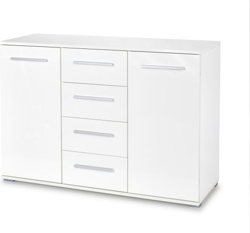 Komoda Lima KM-4, bílá
