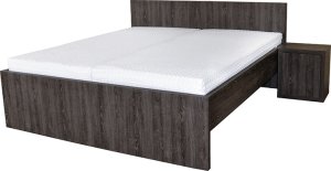 Moderní postel s plným čelem Tropea