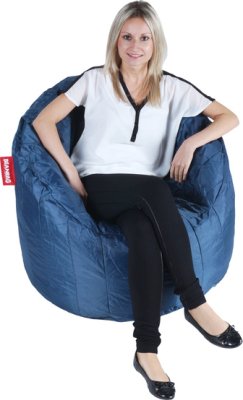 Modrý sedací vak BeanBag Lumin Chair