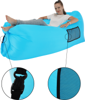 Nafukovací sedací vak Lazy bag blue