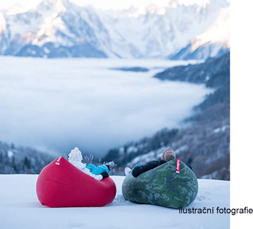Nafukovací sedací vak Lazy bag blue