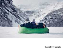 Nafukovací sedací vak Lazy bag blue
