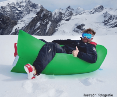 Nafukovací sedací vak Lazy bag blue