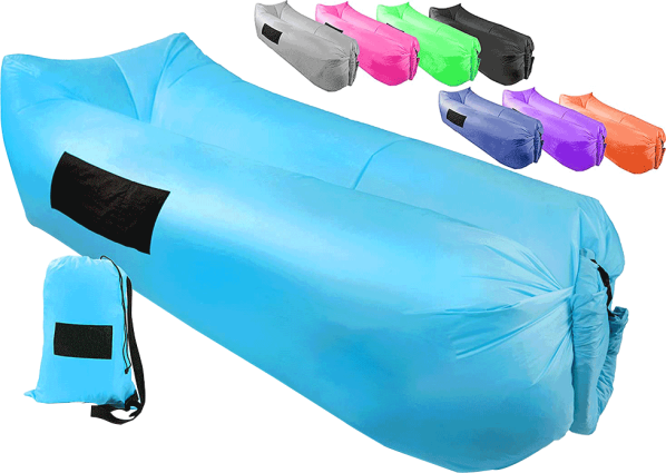 Nafukovací sedací vak Lazy bag blue