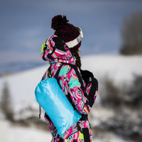 Nafukovací sedací vak Lazy bag blue