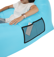 Nafukovací sedací vak Lazy bag blue