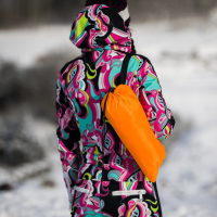 Nafukovací sedací vak Lazy bag orange