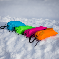 Nafukovací sedací vak Lazy bag orange