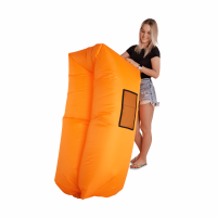 Nafukovací sedací vak Lazy bag orange