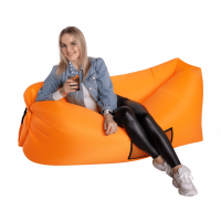 Nafukovací sedací vak Lazy bag orange