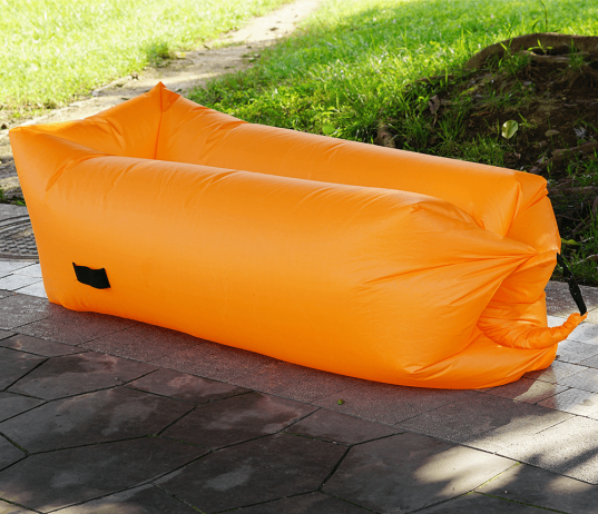 Nafukovací sedací vak Lazy bag orange