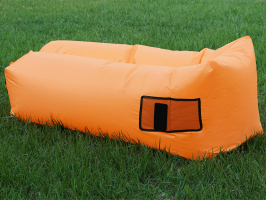 Nafukovací sedací vak Lazy bag orange