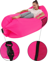Nafukovací sedací vak Lazy bag pink