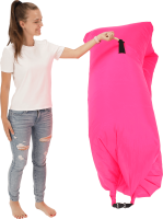 Nafukovací sedací vak Lazy bag pink