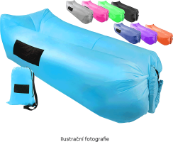 Nafukovací sedací vak Lazy bag pink