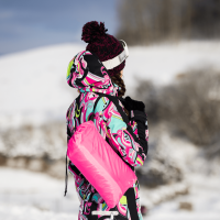 Nafukovací sedací vak Lazy bag pink