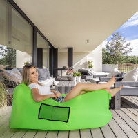 Nafukovací sedací vak Lazy bag green