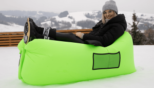 Nafukovací sedací vak Lazy bag green