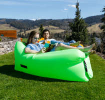Nafukovací sedací vak Lazy bag green