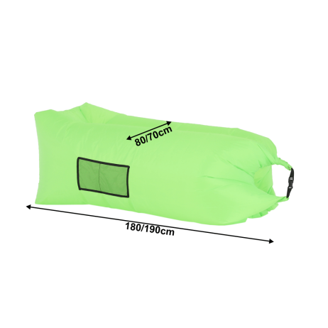 Nafukovací sedací vak Lazy bag green