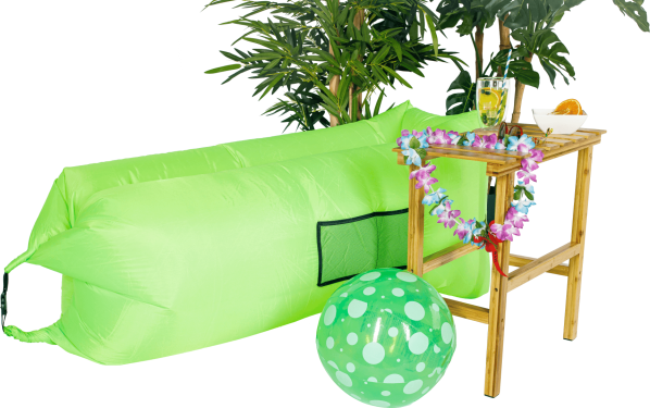 Nafukovací sedací vak Lazy bag green