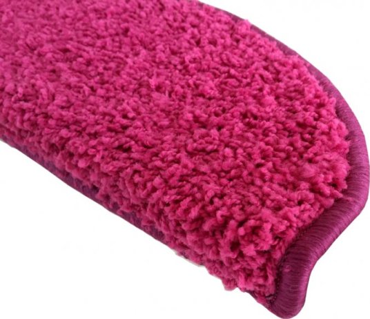 Nášlapy na schody Color Shaggy (půlkruh-obdélník)