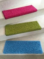 Nášlapy na schody Color Shaggy (půlkruh-obdélník)