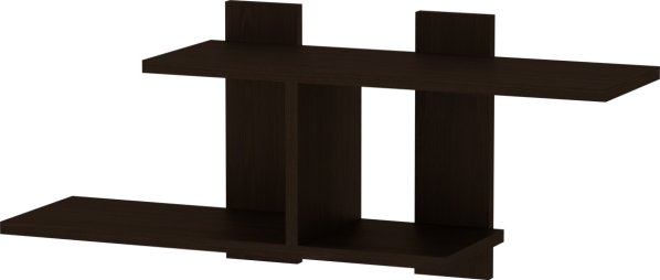 Nástěnná police P-18 wenge