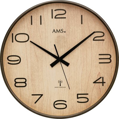Nástěnné hodiny 5523 AMS řízené rádiovým signálem 40cm