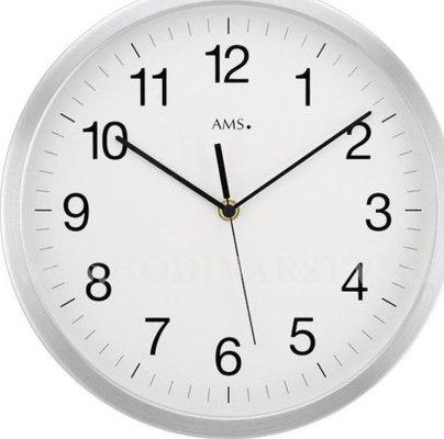Nástěnné hodiny 5524 AMS řízené rádiovým signálem 40cm