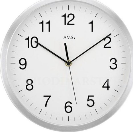 Nástěnné hodiny 5524 AMS řízené rádiovým signálem 40cm