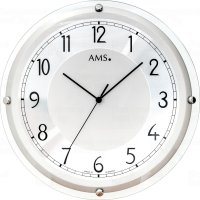 Nástěnné hodiny 5542 AMS řízené rádiovým signálem 40cm