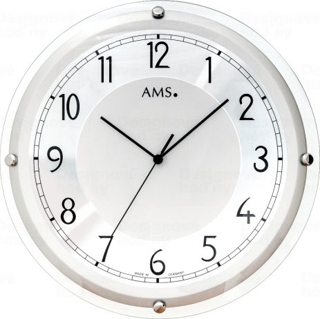 Nástěnné hodiny 5542 AMS řízené rádiovým signálem 40cm